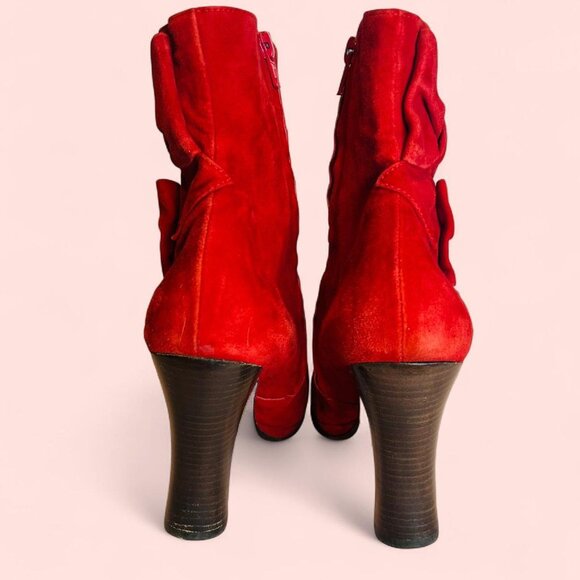 Rare Chie Mihara Red Suede - Picture 5 of 8